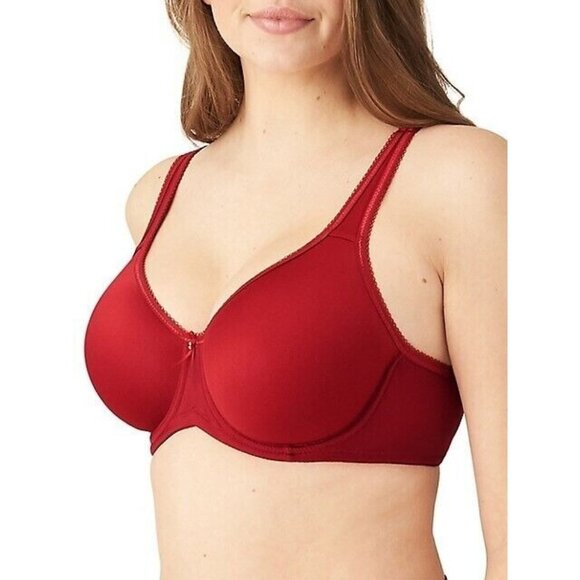 Wacoal Contour Bra Women's Size 38d Red Adjustable Straps Padded - Picture 3 of 9